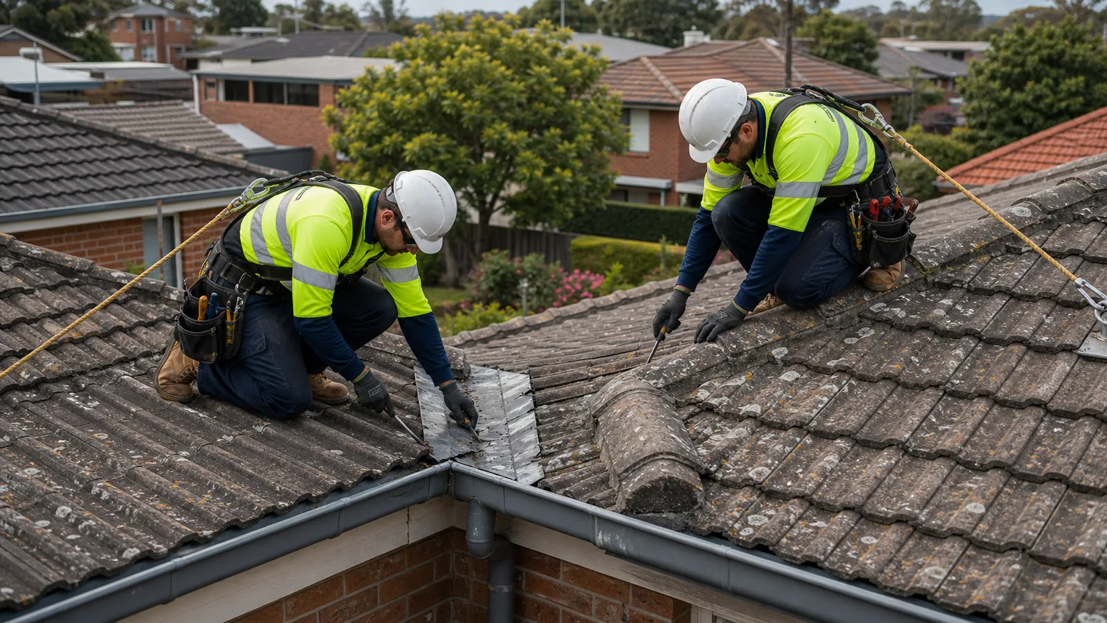 Roof leak inspection on a Bentleigh East property