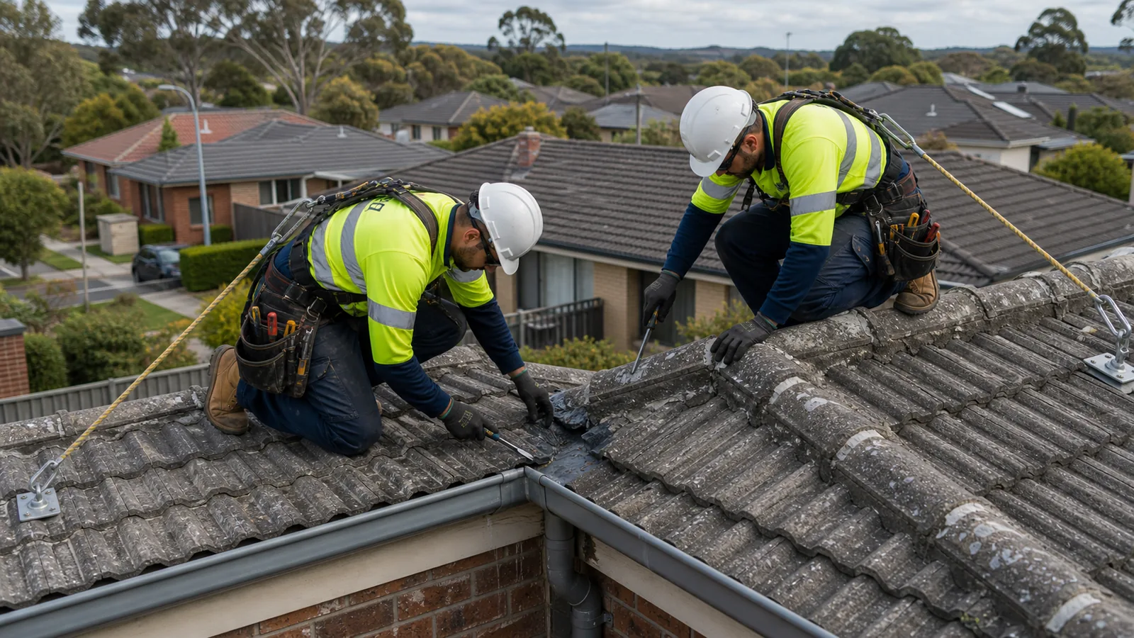 Roof leak inspection on a Bundoora property