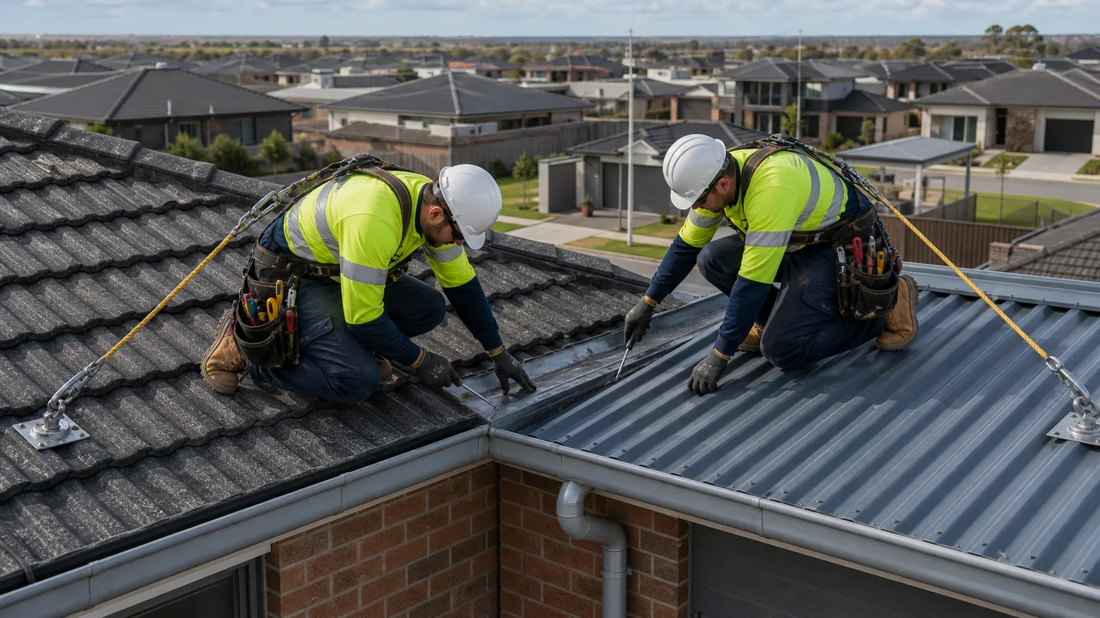 Roof leak inspection on a Cranbourne property