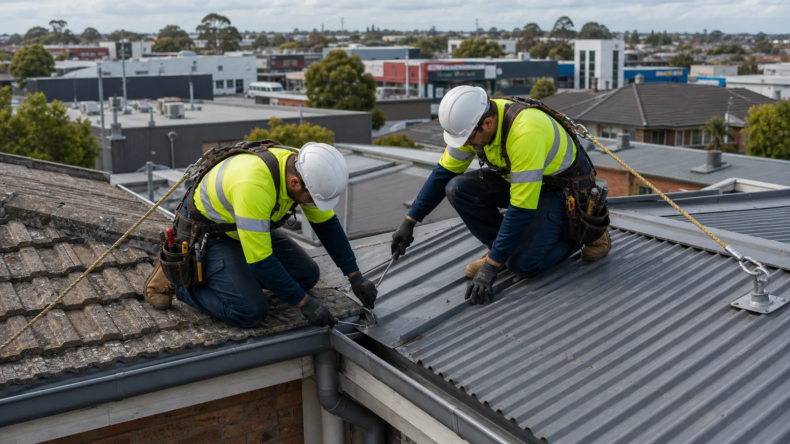 Roof leak inspection on a Dandenong property