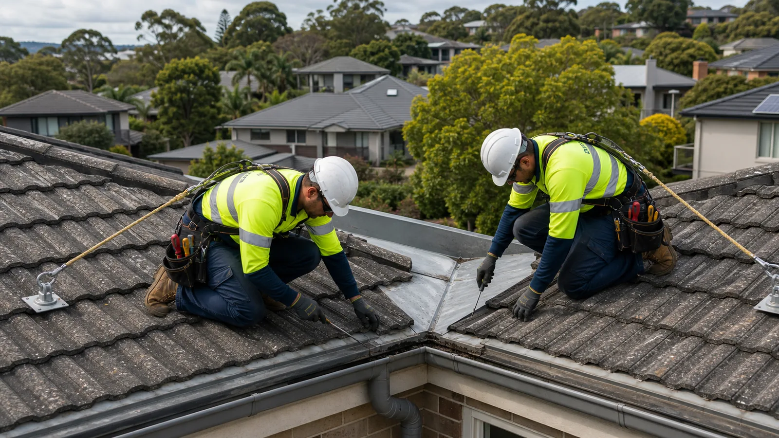 Roof leak inspection on a Doncaster property