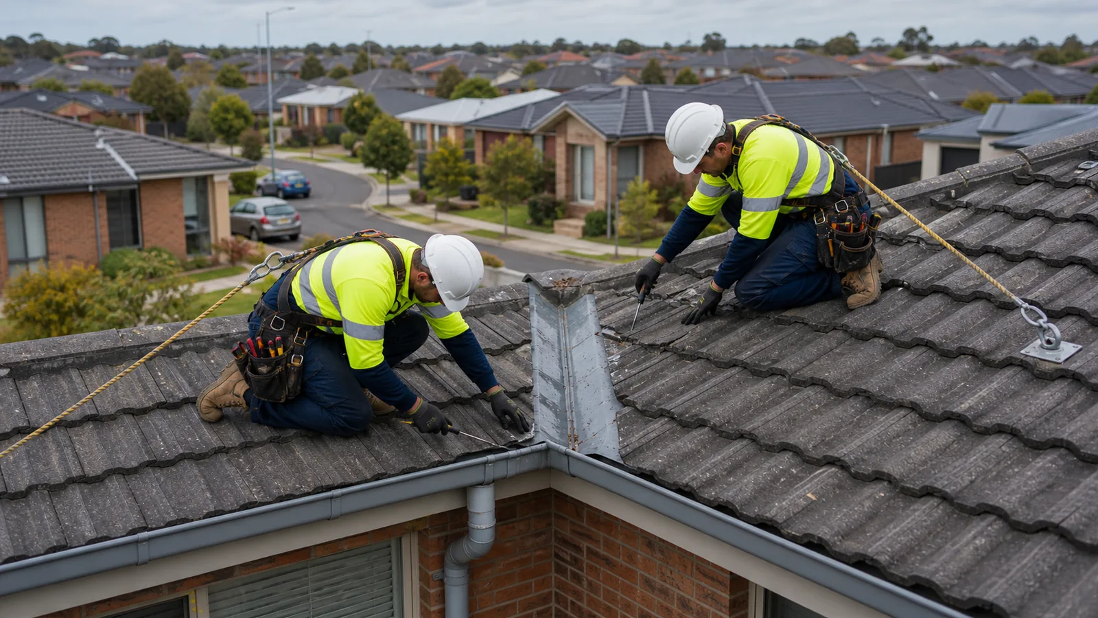Roof leak inspection on a Hoppers Crossing property