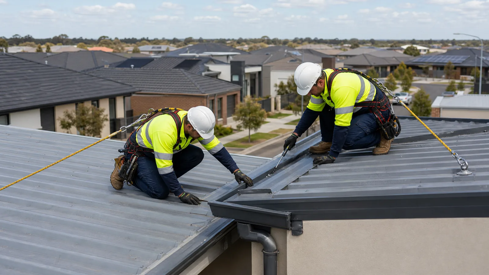 Roof leak inspection on a Point Cook property