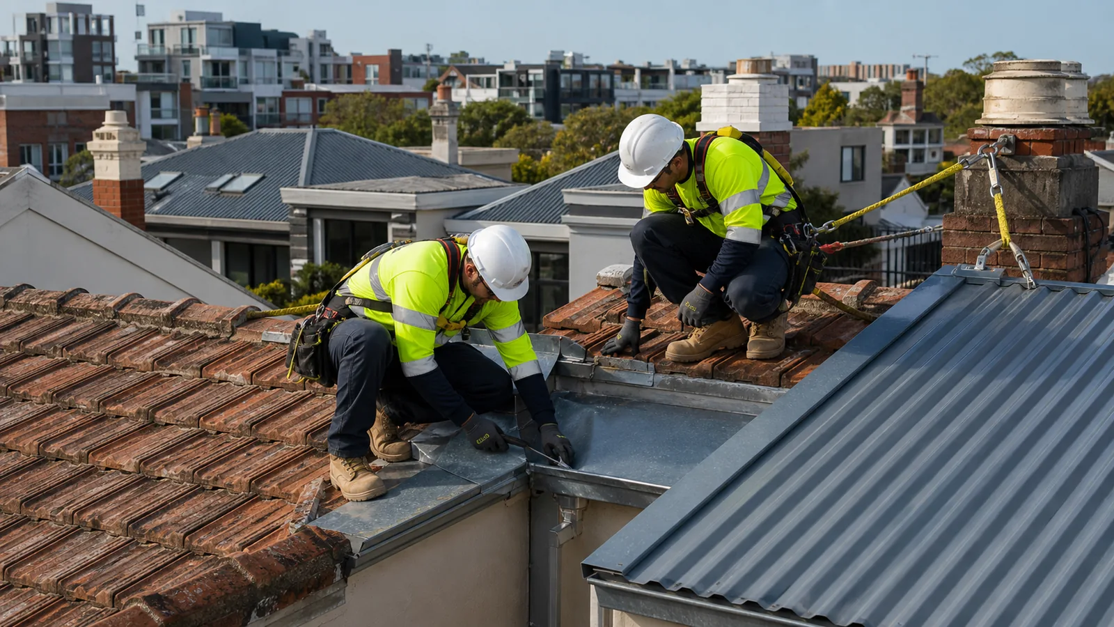 Roof leak inspection on a Richmond property