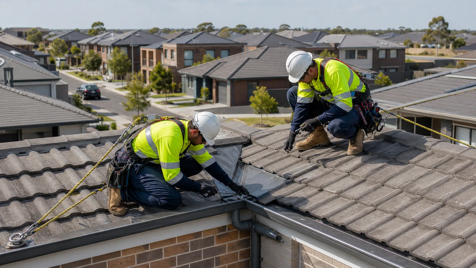 Roof leak inspection on a Tarneit property