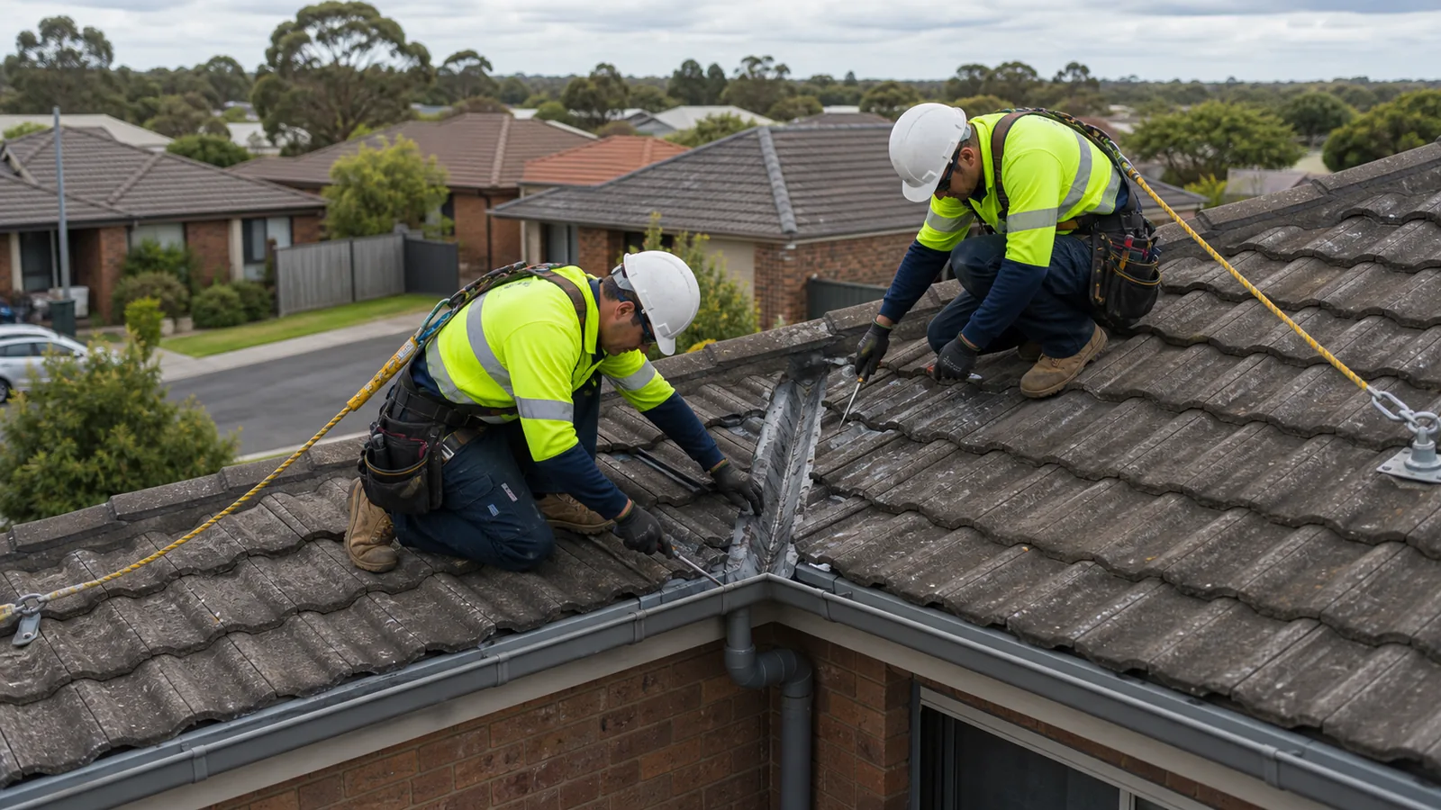 Roof leak inspection on a Werribee property